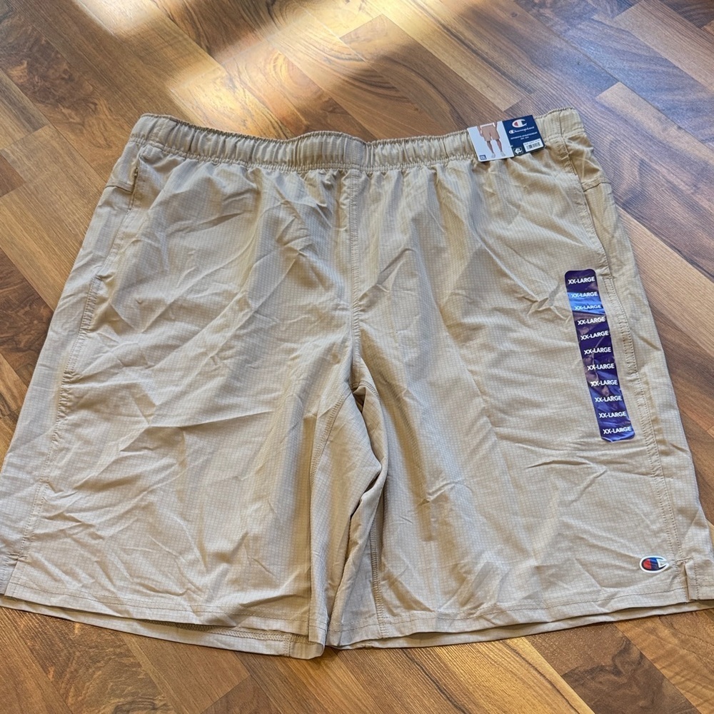 NWT Champion Men's Beige Athletic Shorts